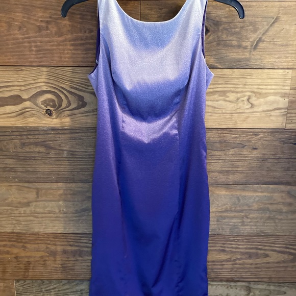 VENUS Dresses & Skirts - Venus-Silver and Purple Sheath dress!!